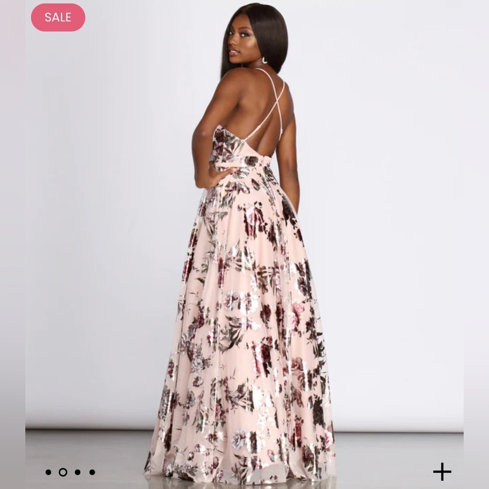 Pink blush gown NWT